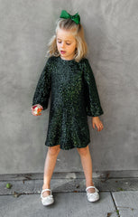 Once Upon A Time Dress ~ Emerald Sequins