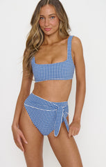 Montauk Bottom ~ Blueberry Gingham