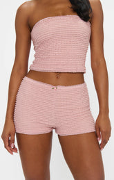 Nicki Shorts ~ Pink Ruffle Lace
