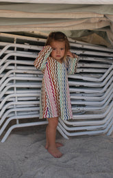Little Vacay Coverup ~ Rainbow Zigzag Crochet