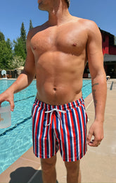 Man Mu Trunks ~ Americana Stripe