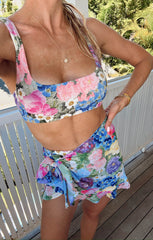 Lido Ruffle Sarong ~ Flower Shop