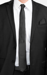 Nico Neck Tie ~ Black Solid
