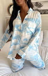 Overslept PJ Set ~ Dream Cloud Silky