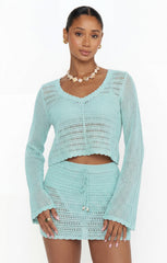 Offshore Top ~ Jelly Mint Crochet