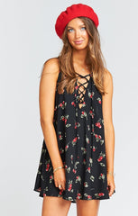 Rancho Mirage Lace Up Tunic Dress